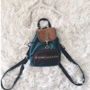 1990s Southwestern Vintage Mini Backpack